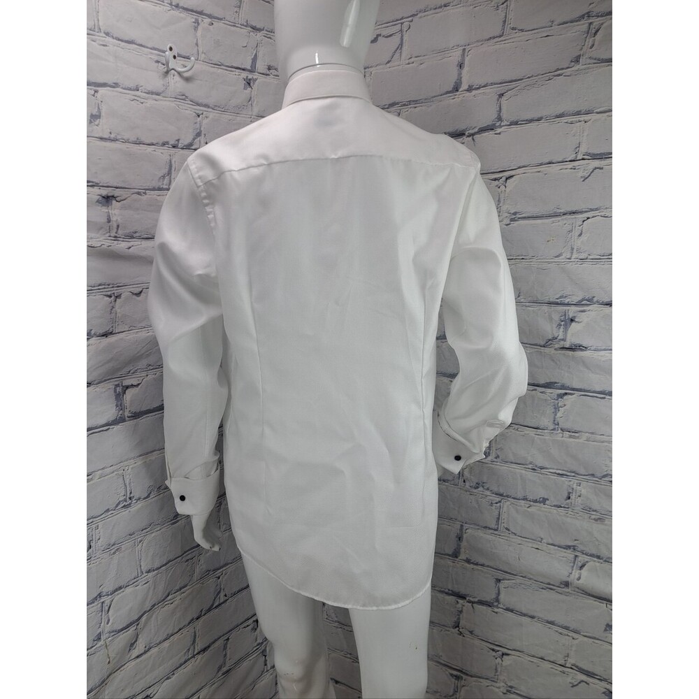 NEW Eton Men's Contemporary Luxury Dress Shirt Pure White Formal Size 42 - 16.5" - Picture 10 of 12